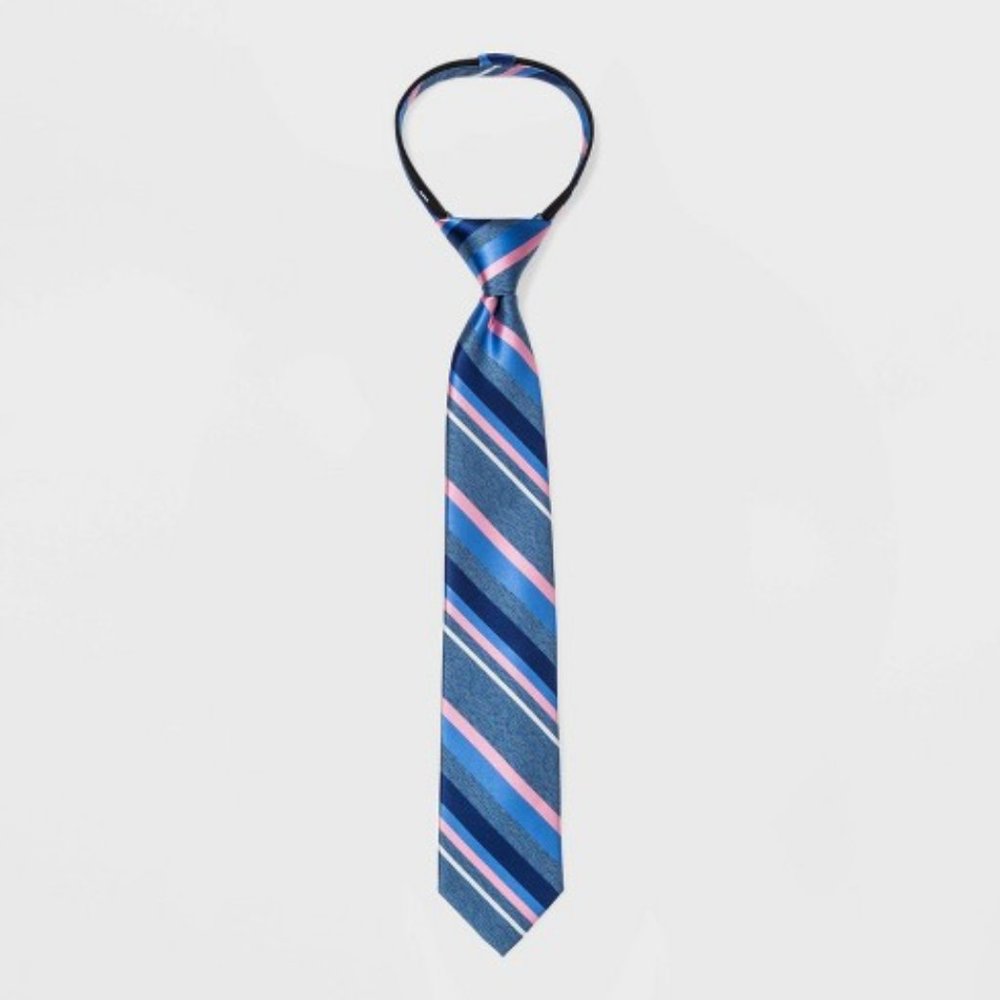 Cat and Jack boys blue and pink tie must bundle
